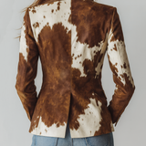 Clementine | Vintage Animal Print Blazer