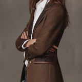 Arabella | Chevron Panel Blazer