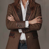 Arabella | Chevron Panel Blazer