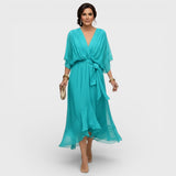 Arabella | Flowing Silhouette Dress with V-Neckline