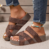 Woven Elegance Sandals