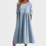 Catarina - Flattering Cotton Dress