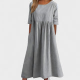 Catarina - Flattering Cotton Dress