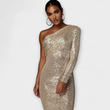 Rita - Evening Dress with Crossover Neckline