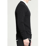 Casual V-Neck Jumper for Men