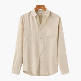 Kai | Lightweight Long-Sleeve Linen Shirt for Men's Summer