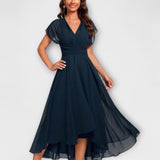 Sofia – Flowing Dress with V-Neckline