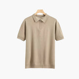 Brooks | Men's Short-Sleeve Knit Polo with Half-Zip