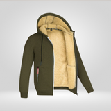 Men's Hooded Gilet with Fleece Lining