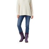 Women's Mid-Calf Faux Suede Winter Boots – Warm and Trendy Snow Boots