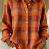 Megan | Knit Cardigan with Large Button