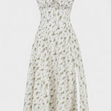 Carolina - Floral Dress with Fitted Bodice
