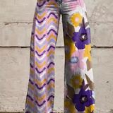 Isadora - Boho Floral Trousers