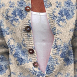 Claire Blue Flowers Cardigan