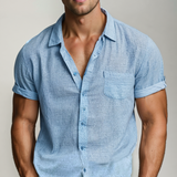 Oliver | Lightweight Short-Sleeve Linen Shirt