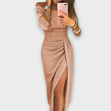 Elegant Off-the-Shoulder Dress