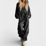 Mónica | Long-Sleeve Hooded Jumpsuit