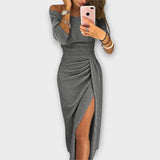 Elegant Off-the-Shoulder Dress