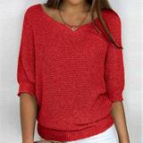 Luigia - Elegant Braided Knit Jumper
