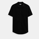 Classic Short-Sleeve Linen Shirt