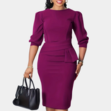 Cláudia | Midi Dress with Refined Lace