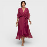 Arabella | Flowing Silhouette Dress with V-Neckline