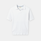 Ribbed Cotton Short-Sleeve Polo for Men – Elegant & Timeless