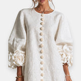 Marcelle | Raised Flower Dress