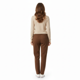Cotton Harem Trousers for Women with Elastic Waist and Side Pockets