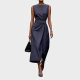 Clara | Elegant Round-Neck Dress