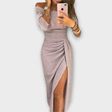 Elegant Off-the-Shoulder Dress