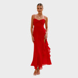 Aurelia - Dress with Ruffles and Thin Straps