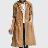 Sandra - Long Raincoat for Comfort