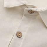 Thiago | Men's Linen Summer Polo Shirt with Chest Pocket
