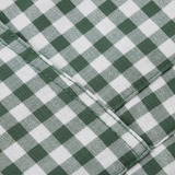 Checked Shirt Maxi Dress for Women with Classic Collar and Short Sleeves