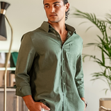 Kai | Lightweight Long-Sleeve Linen Shirt for Men's Summer