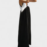 Lara - Two-Tone Long Dress