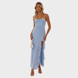 Aurelia - Dress with Ruffles and Thin Straps