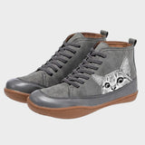 Milene - Leather Boots for Cat Lovers