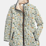 Elowynn | Floral Print Quilted Jacket