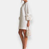 Marcelle | Raised Flower Dress