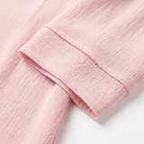 Relaxed Short-Sleeved Layered Midi Dress for Women