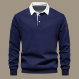 Cornelis™ Classic Men's Polo-Neck Jumper