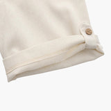 Thiago | Men's Linen Summer Polo Shirt with Chest Pocket