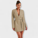 Zélia - Blazer Dress with V-Neckline