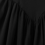 Short Flared Dress with Round Neck, Sleeveless, for Women