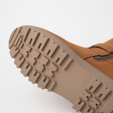 Warm Mid-Calf Snow Boots, Trendy Rubber Winter Boots, Tall Shoes