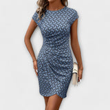 Short-Sleeve Tulip Dress