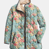 Ivela | Floral Print Quilted Jacket