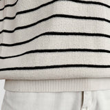Men's Striped Short-Sleeve Polo – Timeless & Versatile